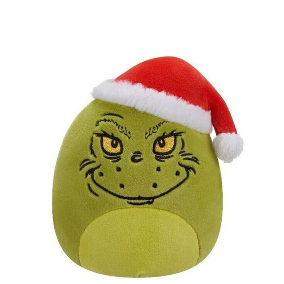 NEW Squishmallows The Grinch Santa Holiday 5" Plush - Picture 1 of 4